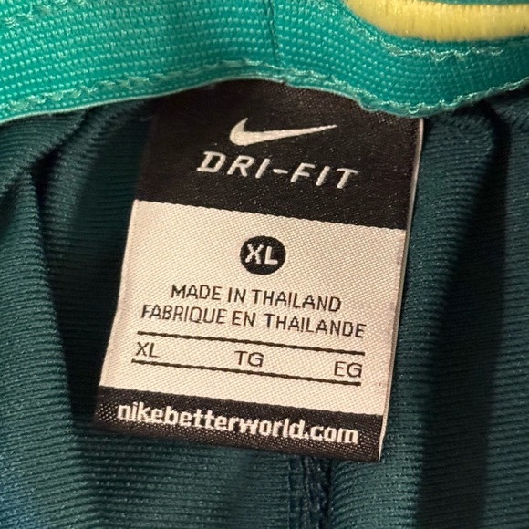 Nike Turquoise and Yellow KD Men’s Size XL - Picture 3 of 5
